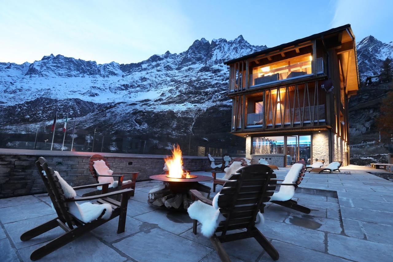 Bed and Breakfast Chalet Blanc Cervinia Breuil-Cervinia Exteriér fotografie